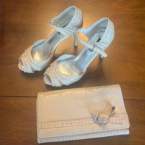 Heels with matching purse